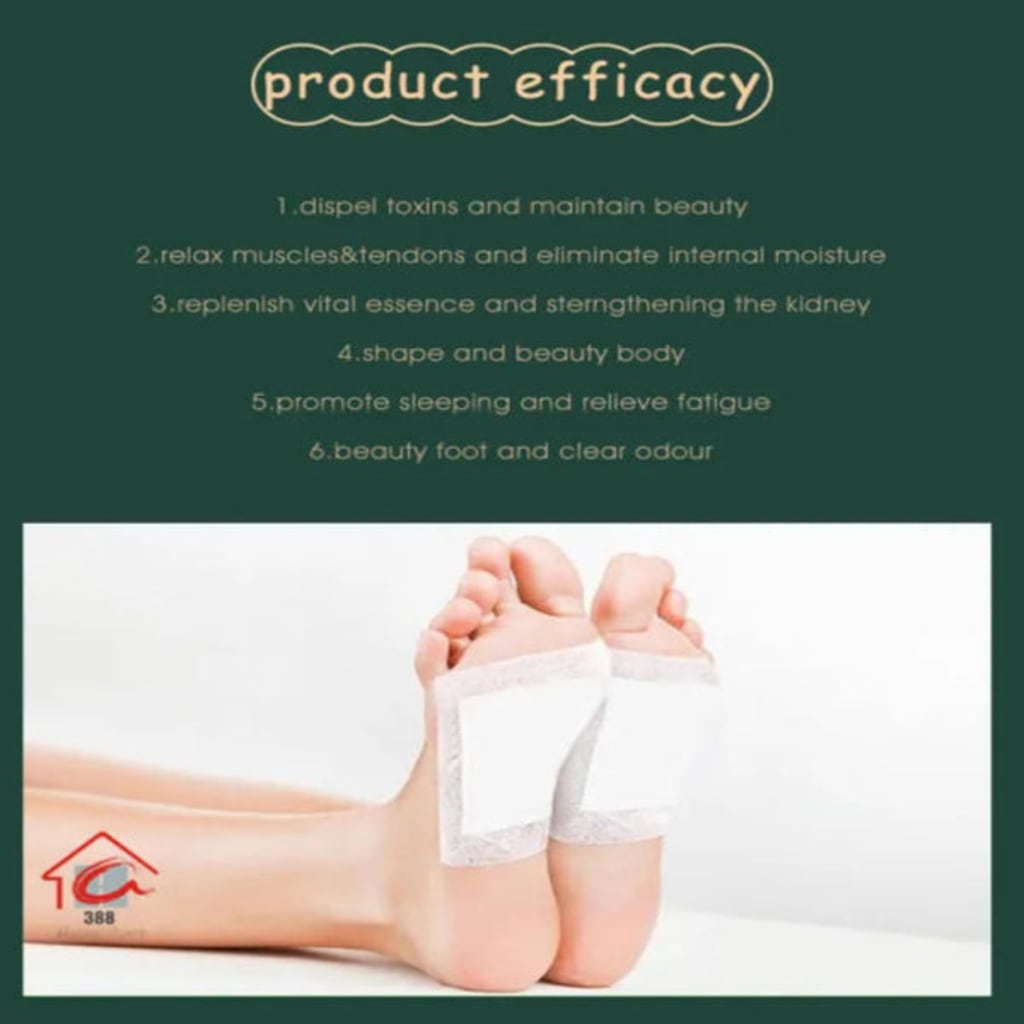 100% Herbal & Gentle Ingredient Detox Foot Pads (BUY 10 GET 10 FREE )